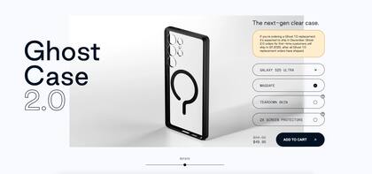 La firma d-brand subió una opción para compra una funda para el Galaxy S25 Ultra compatible con Qi2; luego la retiró