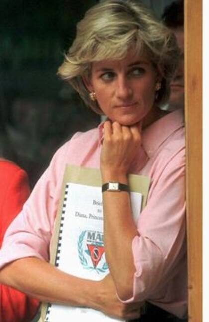 La firma de Diana reveló una personalidad marcada
