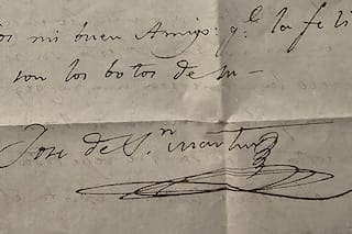 Encuentran cartas de San Martín que exponen su amistad con un conde escocés que colaboró con la independencia
