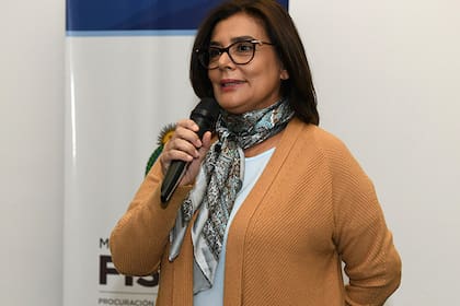 La fiscal Fabiana León