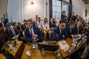La fiscalía y la querella, en el momento de los alegatos