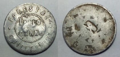 La Forestal acuñó su propia moneda, que servía para intercambiar por, por ejemplo, un kilogramo de carne.