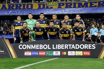 La formación de Boca en la última presentación del equipo en la Bombonera por la Copa Libertadores: 3-0 frente a Barcelona, de Guayaquil.