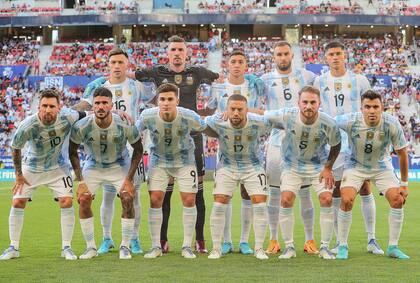 La formación de la Argentina en el amistoso ante Estonia en junio; todos serían convocados