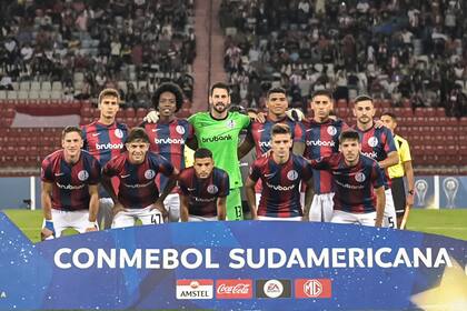 La formación de San Lorenzo en el triunfo en Venezuela sobre Estudiantes, en la primera fecha