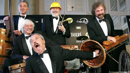 La formación original de Les Luthiers, con sus miembros históricos