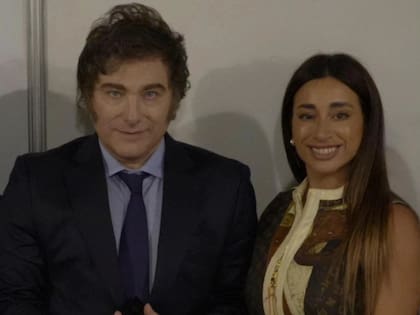 La foto a la que se refirió Milei