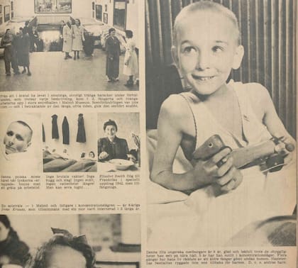 La foto anónima de Ivan Newman en la edición de 1945 de la revista sueca Se