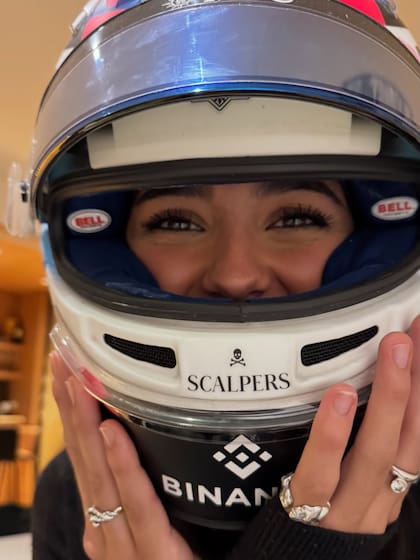 La foto compartida por Franco Colapinto de Maia en redes sociales