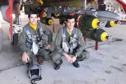 La foto completa: Gonzalo Britos Venturini y Mauro Testa La Rosa