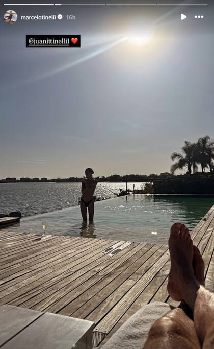 La foto con Juanita que compartió Tinelli