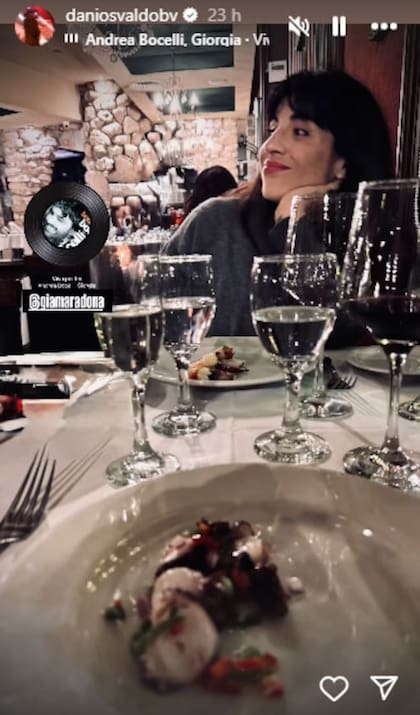 La foto con la que Daniel Osvaldo confirmó su reconciliación con Gianinna Maradona (Foto: Instagram @daniosvaldobv)