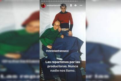 La foto con la que Esteban se lanzó a la actuación (Foto Instagram @estebanlamothe)