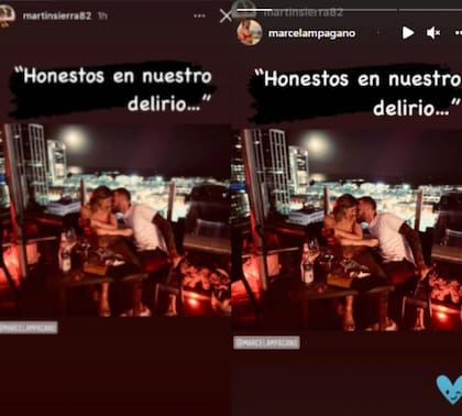 La foto con la que Marcela Pagano y Martín Sierra confirmaron su vínculo