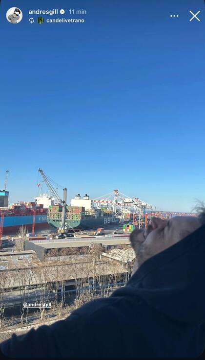 La foto de Andrés Gil que subió Cande Vetrano (Foto: Instagram @candelivetrano)
