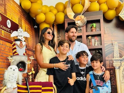 La foto de Anto Roccuzzo en su cumpleaños con temática de Harry Potter