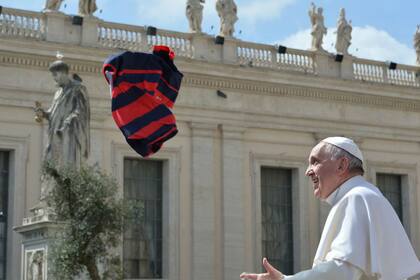 La foto de Francisco de hoy, en el Vaticano