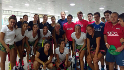 La foto de la despedida para Carla Rebecchi