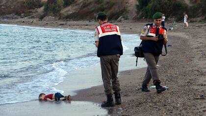 La foto de la muerte de Aylan
