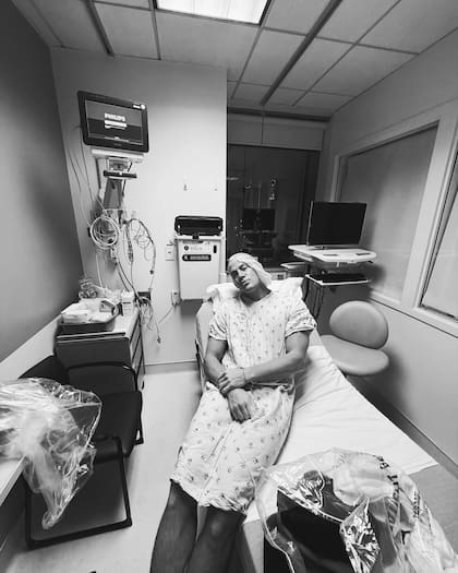 La foto de la operación que compartió Channing para dar aviso de su estado (Foto: @channingtatum)