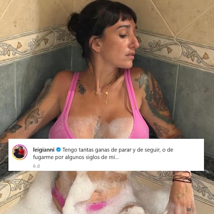 La foto de Leila que generó polémica y la frase de la canción de Tan Biónica