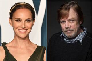 Mark Hamill posó junto a Natalie Portman y escribió un mensaje que enloqueció a los fans de Star Wars