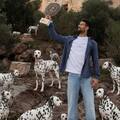 Novak Djokovic celebró su título 101 rodeado de perros dálmatas