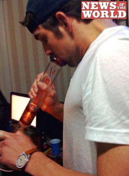 La foto de Phelps que dio vuelta al mundo