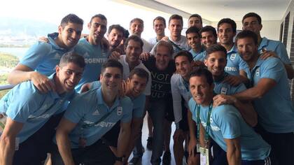 La foto del encuentro de Bonadeo y los Leones