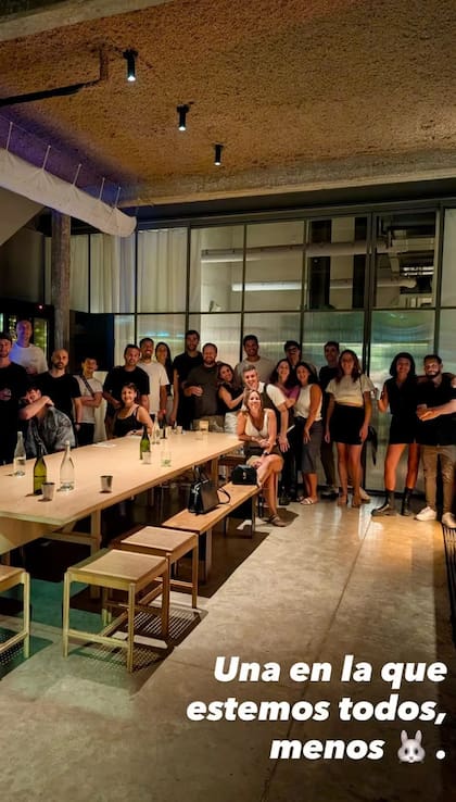 La foto del equipo del restaurante Ness después de a visita