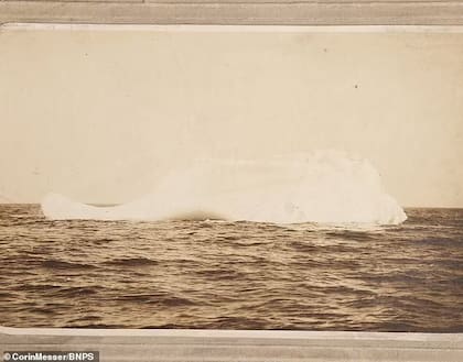 La foto del iceberg que habría hundido al Titanic (Foto: MailOnline)