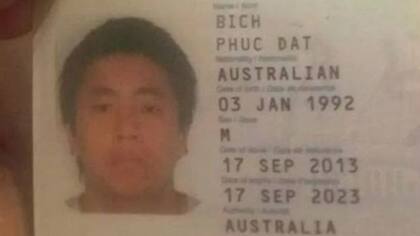 La foto del pasaporte de Phuc Dat Bich