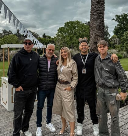 La foto familiar de Wanda Nara