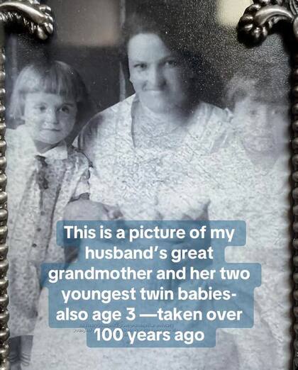 La foto familiar que puso fin al misterio (Foto: Captura TikTok @millenial_myers)