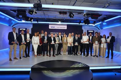 La foto final con todos los ganadores
