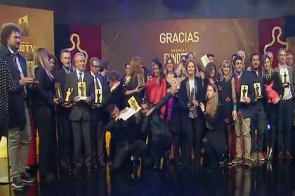 La foto final con todos los ganadores