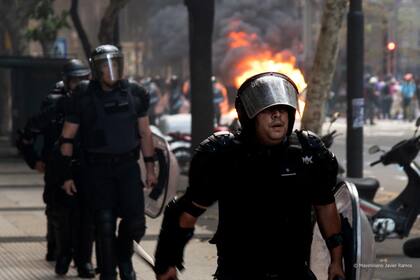 La foto fue tomada el 12 de marzo de 2025, día en que Pablo Grillo recibió el disparo de un gendarme en la cabeza