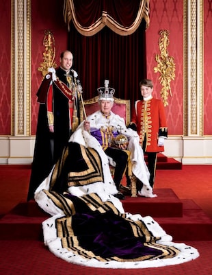 La foto fue tomada el sábado 6 de mayo, día de la coronación de Carlos III