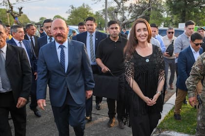 La foto junto a Insfrán que la propia vice subió a sus redes sociales.