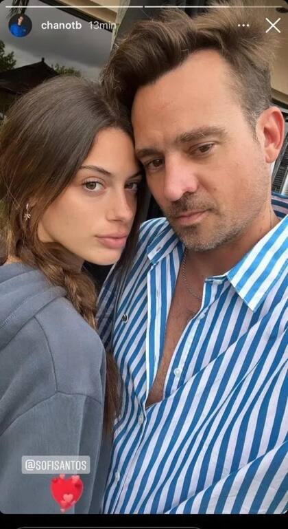 La foto juntos que había compartido Chano