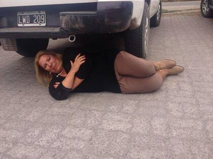 La foto original de Carrió contra Fernández