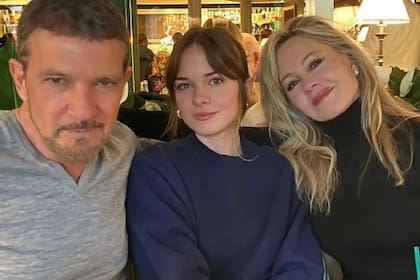 La foto que compartió Antonio Banderas con Melanie Griffith y la hija de ambos, Stella del Carmen