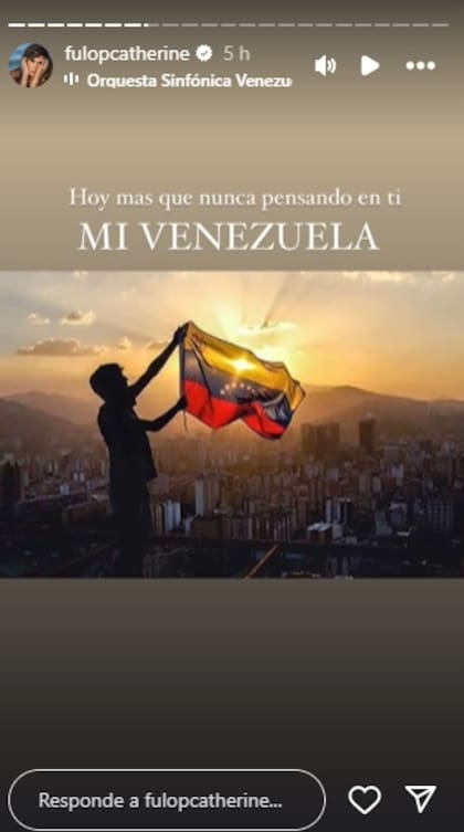 La foto que compartió Cathy Fulop en sus redes