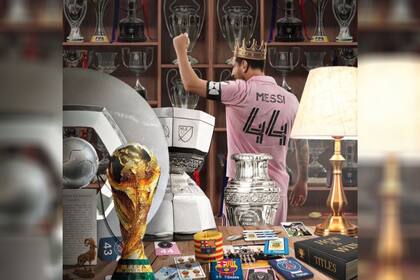 La foto que compartió Jorge Messi sobre los títulos de su hijo