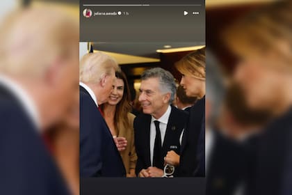 La foto que compartió Juliana Awada en sus historias de Instagram