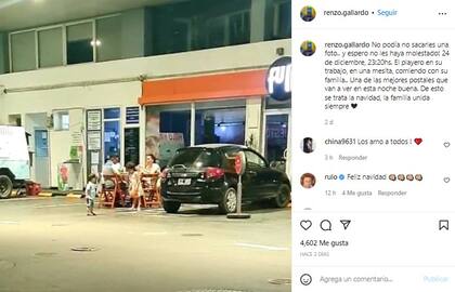 La foto que conmovió a todos los internautas. Fuente: Instagram