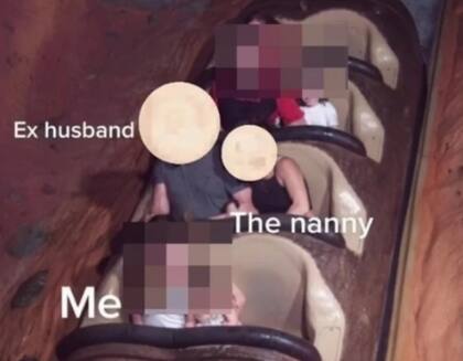 La foto que la Natalie publicó en su TikTok y le sirvió como prueba para advertir la infidelidad de su marido. Captura: @ibizadaze