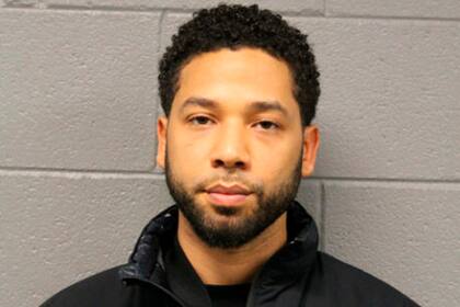 La foto que le tom la polica de Chicago al arrestar a Jussie Smollett