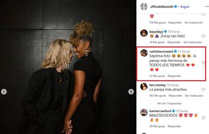 La foto que levantó suspiros y comentarios como el de la estilista de Elle Smith