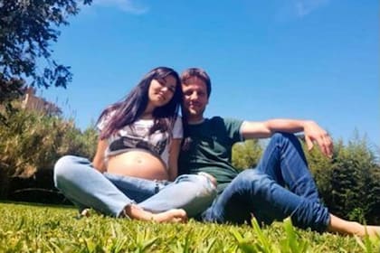 La foto que Ludmila Romero usó para anunciar su primer embarazo